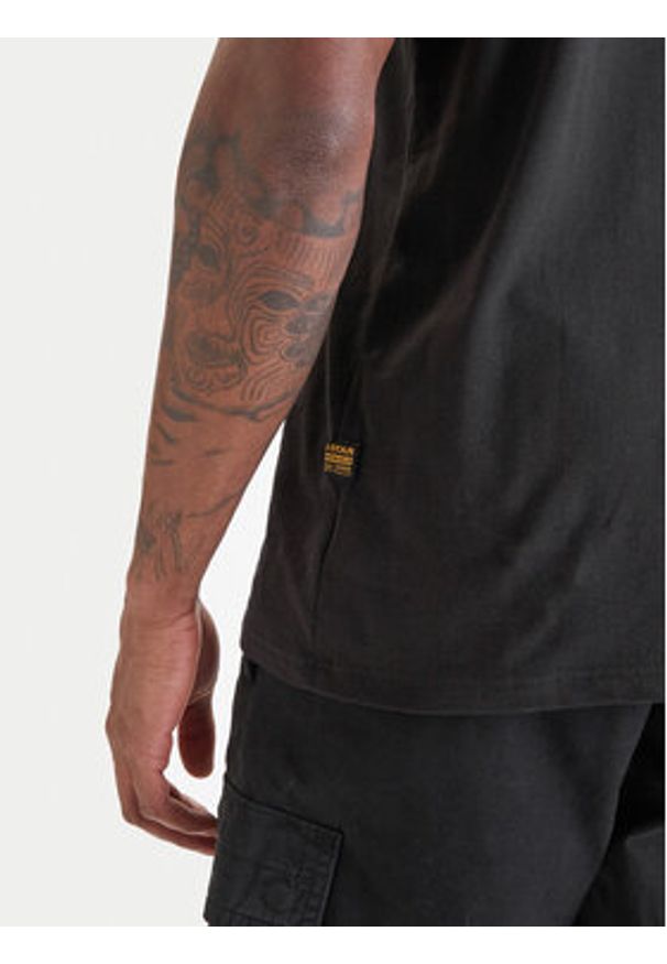 G-Star RAW - G-Star Raw T-Shirt Base-S D16412-336-6484 Czarny Regular Fit. Kolor: czarny. Materiał: bawełna