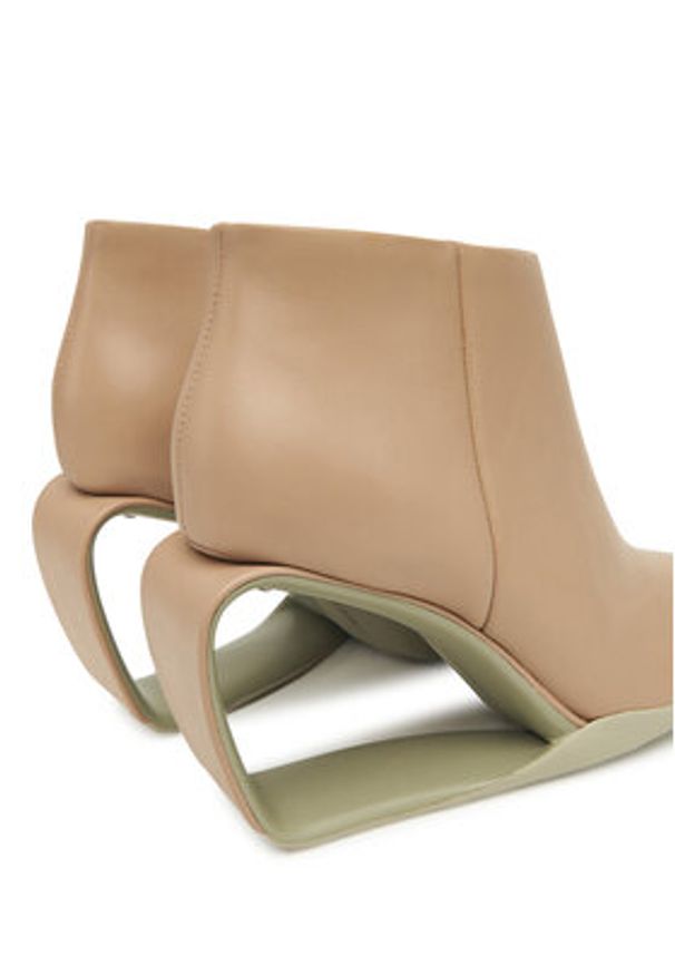 United Nude Botki Mobius Ankle Bootie Hi 1093793116 Beżowy. Kolor: beżowy. Materiał: skóra