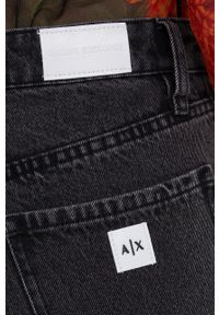 Armani Exchange jeansy 6KYJ51.Y1DBZ damskie high waist. Stan: podwyższony. Kolor: szary #3