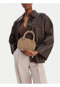 Gino Rossi - GINO ROSSI Torebka EO-LA224-19318 Beżowy. Kolor: beżowy. Materiał: zamszowe, skórzane #1