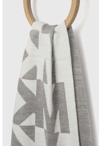 Michael Kors szalik damski kolor szary wzorzysty. Kolor: szary. Materiał: dzianina #2
