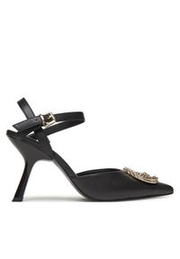 Just Cavalli Sandały 78RA3S12 ZP273 Czarny. Kolor: czarny. Materiał: skóra