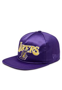 New Era Czapka Nba Patch Retro Golfer Lakers 60364180 Fioletowy. Kolor: fioletowy. Materiał: materiał, bawełna. Styl: retro