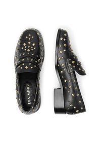 Eva Minge Loafersy AMINA-115985 Czarny. Kolor: czarny. Materiał: skóra #7
