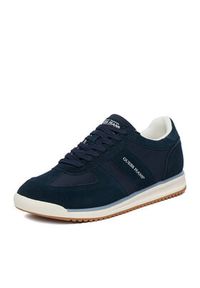 Guess Jeans Sneakersy EO-DELAND-01 WE Granatowy. Kolor: niebieski. Materiał: skóra, zamsz #6