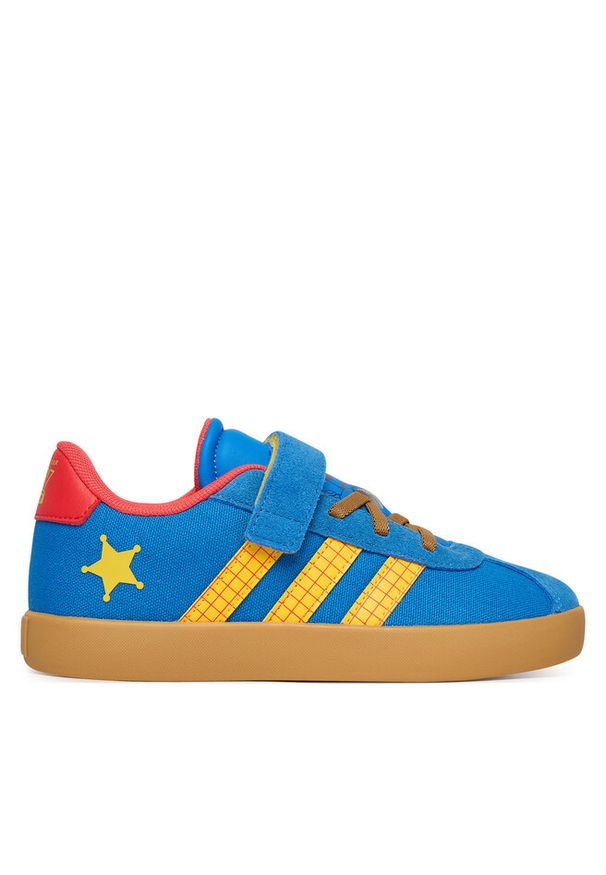 Adidas - Sneakersy adidas. Kolor: niebieski. Wzór: motyw z bajki