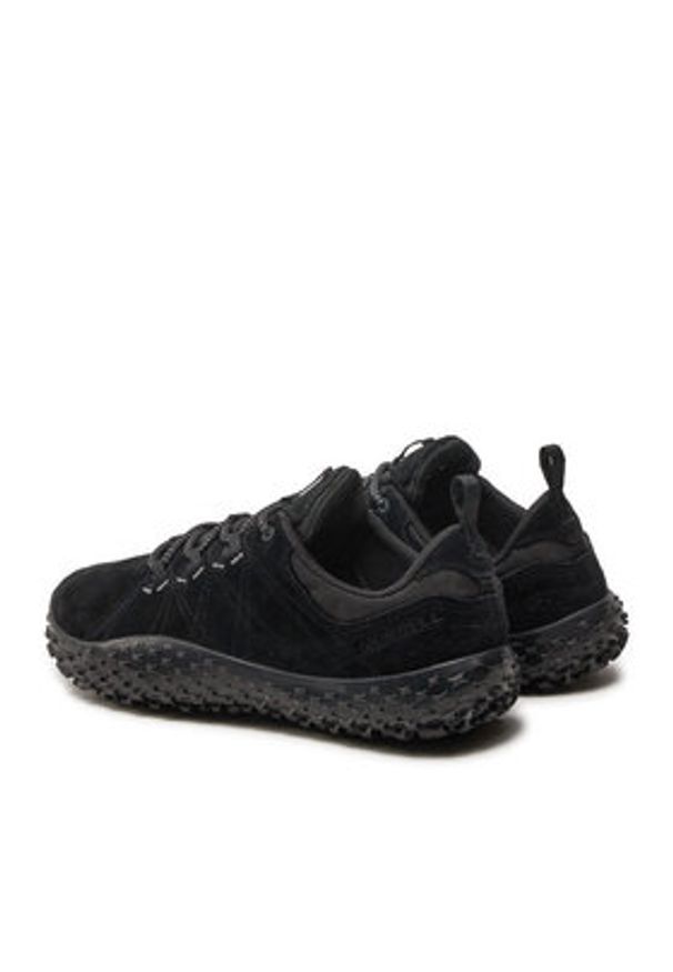 Merrell Trekkingi Wrapt J037753 Czarny. Kolor: czarny. Materiał: zamsz, skóra. Sport: turystyka piesza