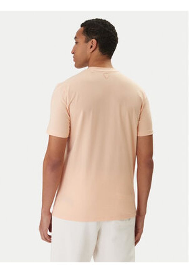 Guess T-Shirt Z2YI11 J1314 Pomarańczowy Regular Fit. Kolor: pomarańczowy. Materiał: bawełna