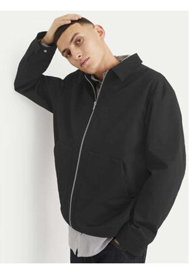 Jack & Jones Kurtka przejściowa Winson Worker 12268717 Czarny Regular Fit. Kolor: czarny. Materiał: syntetyk