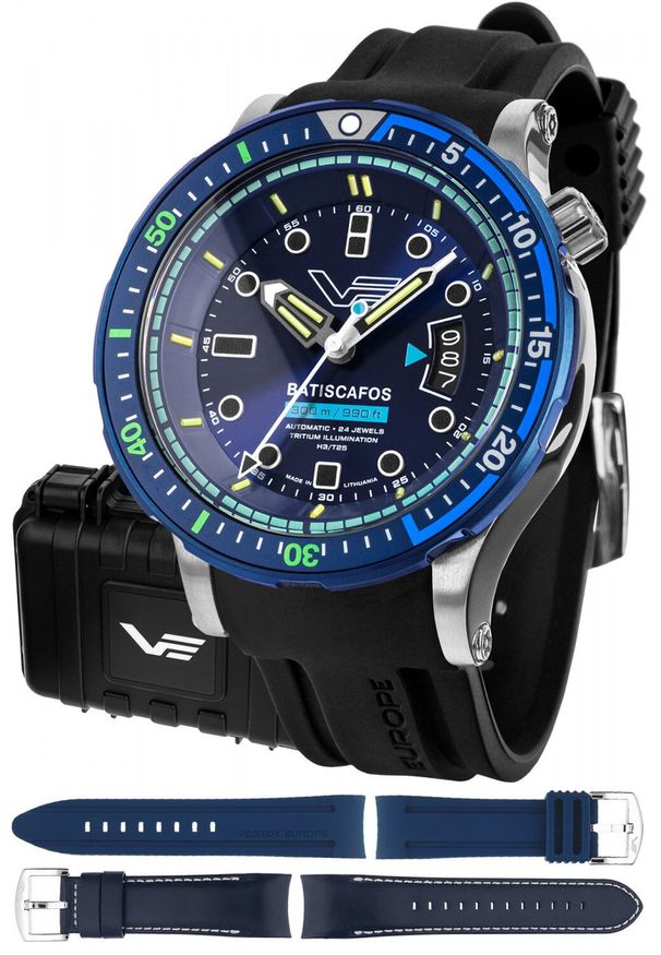 Zegarek Vostok Europe Zegarek męski Vostok Europe NH35A-511E768SB czarny. Kolor: czarny