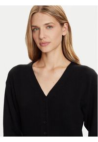 Vero Moda Kardigan Saba 10334777 Czarny Regular Fit. Kolor: czarny. Materiał: syntetyk