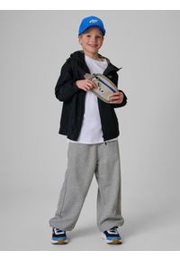 4f - 4F Kurtka przejściowa membrana 5000 dziecięca - czarna 152 (11-12 lat). Okazja: na spacer, na co dzień, na uczelnię. Kolor: czarny. Sezon: lato. Styl: casual #2