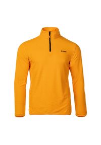 Hi-tec - Męska Bluza Damis II. Kolor: pomarańczowy. Styl: sportowy. Sport: turystyka piesza