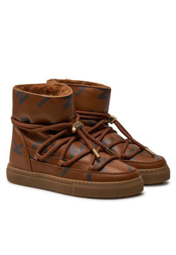 Inuikii Śniegowce Full Leather 75202-088 Brązowy. Kolor: brązowy. Materiał: skóra