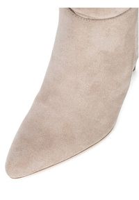 DeeZee Botki WYL3588-5 Beżowy. Kolor: beżowy. Materiał: materiał