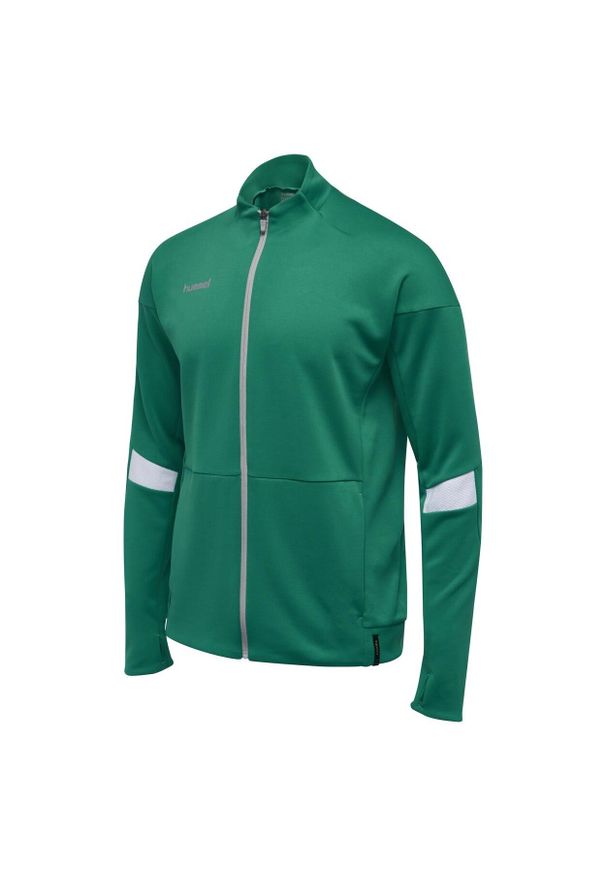 Kurtka Rozpinana Sportowa Hummel Tech Move Poly Zip Jacket. Kolor: zielony. Sport: piłka ręczna