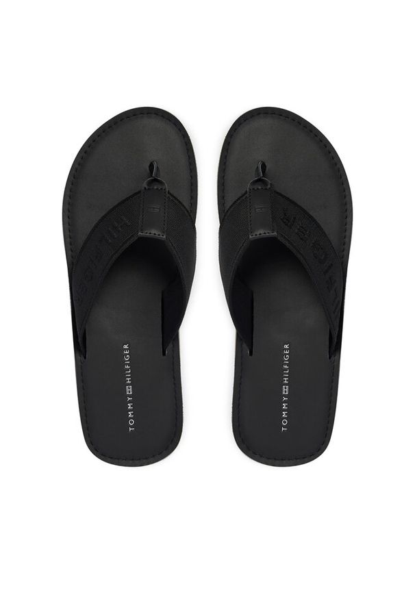 TOMMY HILFIGER - Japonki Tommy Hilfiger. Kolor: czarny
