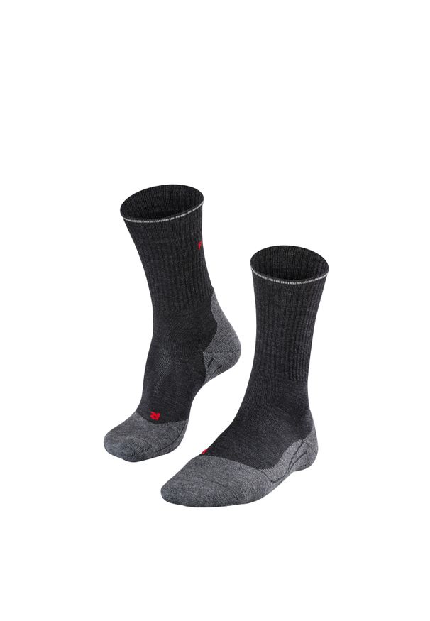 Skarpetki Falke TK2 Wool Silk. Kolor: szary, wielokolorowy, brązowy. Sport: outdoor, turystyka piesza