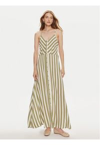 YAS Sukienka letnia Savanna 26035342 Zielony Regular Fit. Kolor: zielony. Materiał: wiskoza. Sezon: lato #1