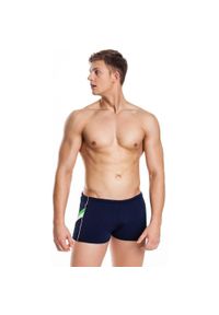 Bokserki pływackie męskie Aqua Speed Ricardo. Kolor: biały, wielokolorowy, niebieski