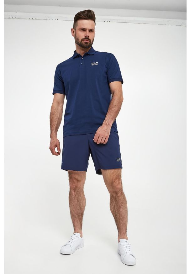 EA7 Emporio Armani - Polo męskie EA7 EMPORIO ARMANI. Typ kołnierza: polo