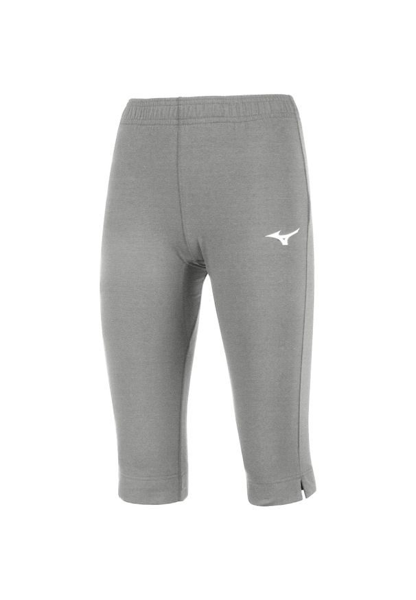 Damskie legginsy Mizuno High-Kyu Capri. Kolor: szary. Sport: fitness