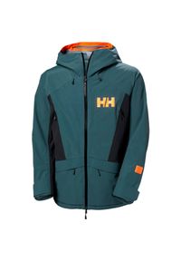 Kurtka narciarska z kapturem Helly Hansen Sogn Tinden. Typ kołnierza: kaptur. Kolor: zielony. Sezon: zima. Sport: narciarstwo #1