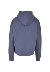 BUILD YOUR BRAND - Bawełniana Bluza Z Kapturem Dla Dorosłych Unisex Ultra Heavyweight Boxy Hoodie. Typ kołnierza: kaptur. Kolor: niebieski. Materiał: bawełna