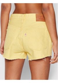 Levi's® Szorty jeansowe FRESH 501® 56327-0247 Żółty Regular Fit. Kolor: żółty. Materiał: jeans, bawełna #2