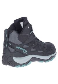 Buty trekkingowe damskie Merrell West Rim Sport Gtx. Wysokość cholewki: za kostkę. Zapięcie: sznurówki. Kolor: czarny. Materiał: materiał, syntetyk. Szerokość cholewki: normalna. Styl: sportowy