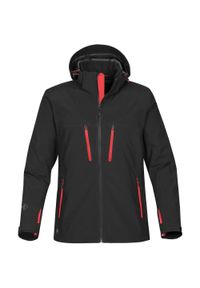 STORMTECH - Męska Kurtka Softshell Patrol. Kolor: czerwony, wielokolorowy, czarny. Materiał: softshell