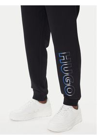 Hugo - HUGO Spodnie dresowe Nogtro 50549149 Czarny Regular Fit. Kolor: czarny. Materiał: bawełna #5