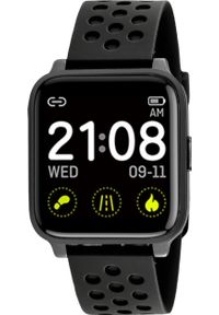 Smartwatch Rubicon X3 Czarny (RNCE58BIBX03AX). Rodzaj zegarka: smartwatch. Kolor: czarny #1