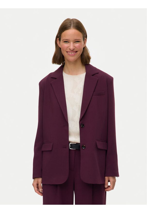 Vero Moda Marynarka Michell 10336375 Fioletowy Oversize. Kolor: fioletowy. Materiał: syntetyk