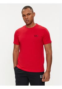 EA7 Emporio Armani T-Shirt 8NPT51 PJM9Z 1461 Czerwony Regular Fit. Kolor: czerwony. Materiał: bawełna #1