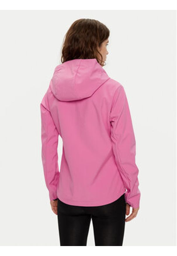 4f - 4F Kurtka softshell 4FWAW24TSOFF285 Różowy Regular Fit. Kolor: różowy. Materiał: syntetyk