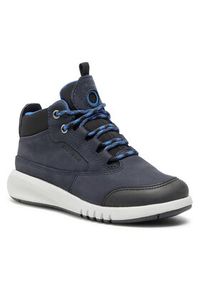 Geox Sneakersy J Aeranter B.Abx A J04CYA 0CL11 C4226 D Granatowy. Kolor: niebieski. Materiał: nubuk, skóra #4