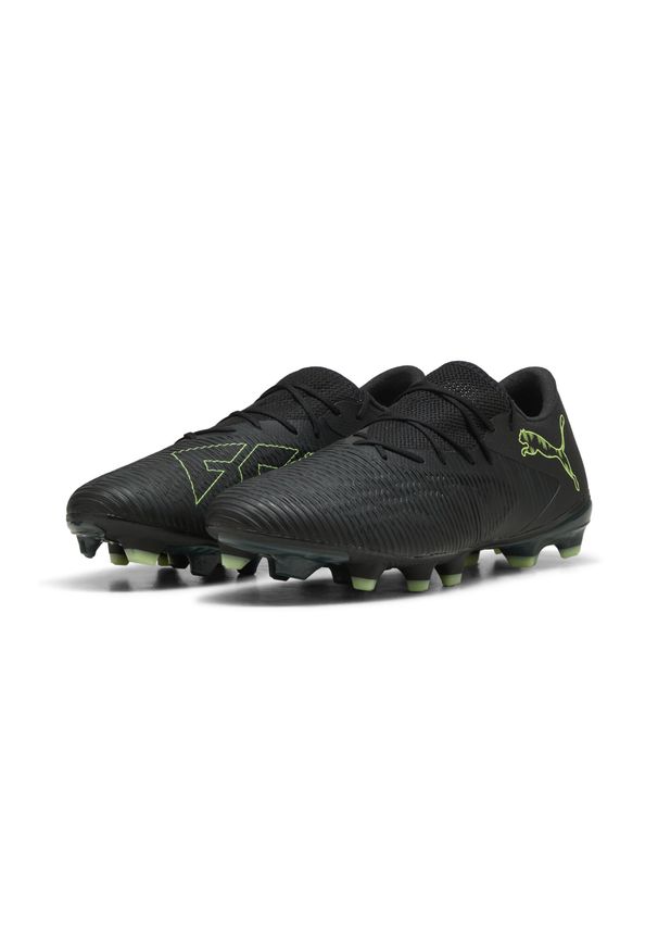 Puma - Buty piłkarskie unisex FUTURE 8 MATCH FG/AG niskie PUMA. Kolor: czarny, zielony, wielokolorowy, żółty. Sport: piłka nożna