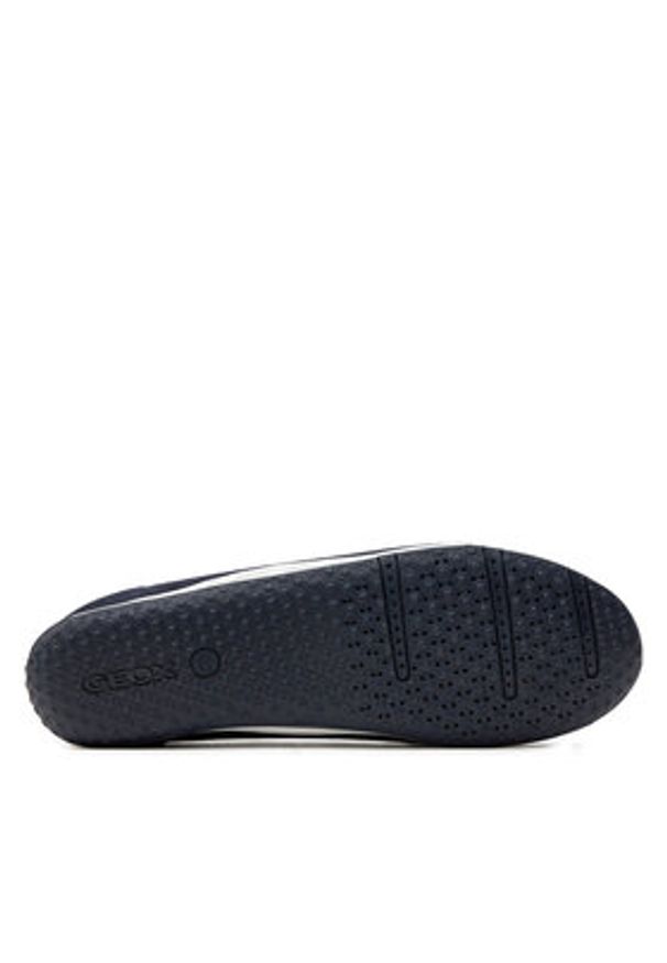 Geox Mokasyny D Vega Moc D35DNA 00022 C4002 Granatowy. Kolor: niebieski. Materiał: zamsz, skóra