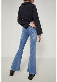 medicine - Medicine jeansy damskie high waist. Stan: podwyższony. Kolor: niebieski #5