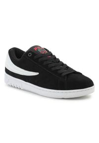 Buty do chodzenia męskie Fila Highflyer S. Zapięcie: sznurówki. Kolor: czarny. Materiał: materiał, syntetyk. Szerokość cholewki: normalna. Sport: turystyka piesza