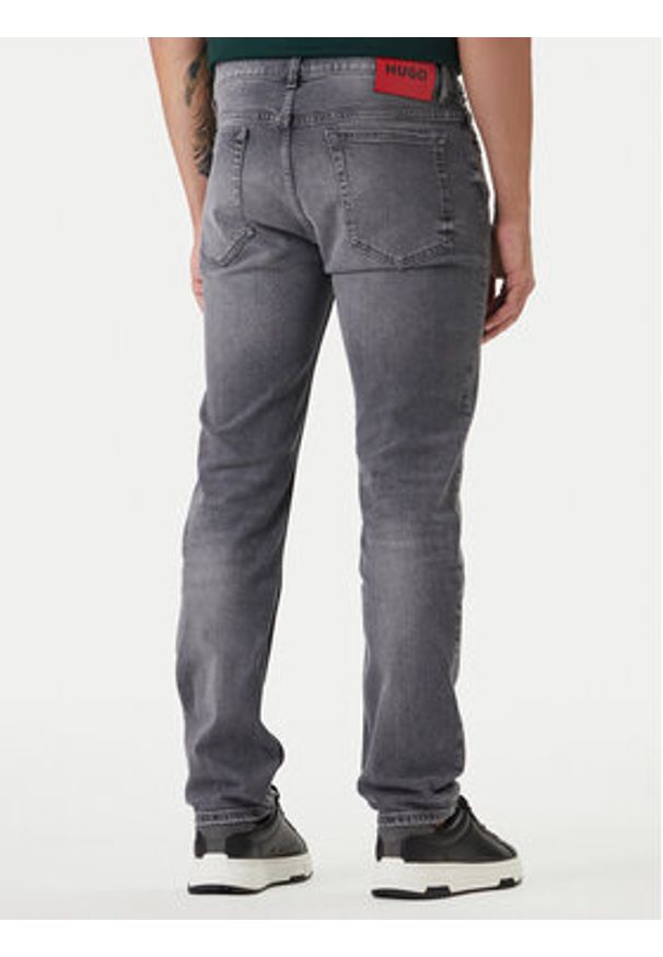 Hugo - HUGO Jeansy 50556103 Szary Slim Fit. Kolor: szary
