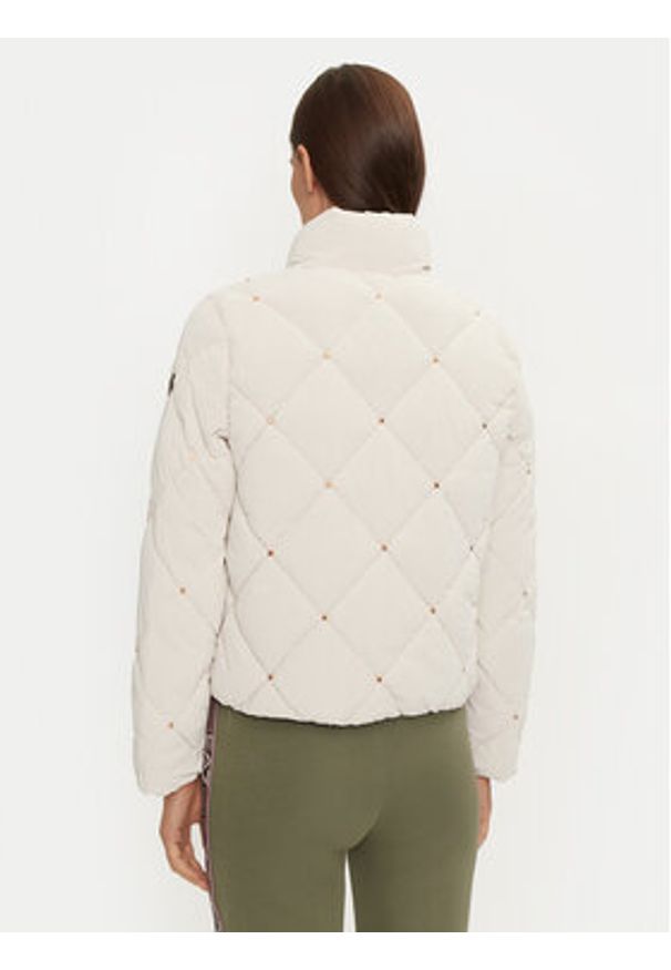 EA7 Emporio Armani Kurtka zimowa 6DTB14 TNDMZ 1120 Beżowy Regular Fit. Kolor: beżowy. Materiał: syntetyk. Sezon: zima