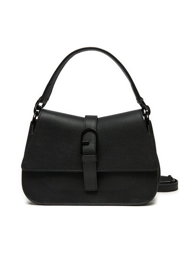 Furla Torebka Flow WB01032-BX2045-O6000-1020 Czarny. Kolor: czarny. Materiał: skórzane