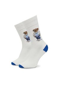 Polo Ralph Lauren Skarpety długie 449973050001 Kolorowy. Materiał: materiał, bawełna. Wzór: kolorowy