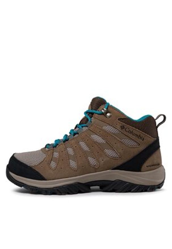 columbia - Columbia Trekkingi Redmond III Mid Waterproof BL0168 Brązowy. Kolor: brązowy. Materiał: zamsz, skóra