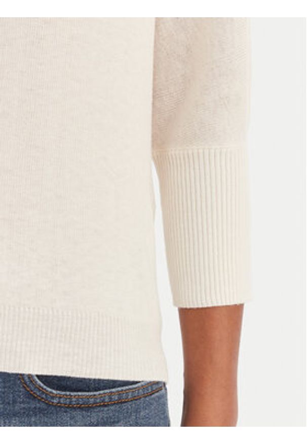 Morgan Kardigan 251-MBATSI Écru Slim Fit. Kolor: kremowy. Materiał: syntetyk