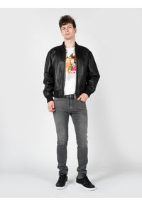 Iceberg Kurtka "Leather Jacket" | ZO206802 | Mężczyzna | Czarny. Kolor: czarny. Materiał: skóra. Styl: elegancki