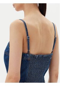 Levi's® Kombinezon Bustier 001WC-0003 Niebieski Slim Fit. Kolor: niebieski. Materiał: bawełna #5