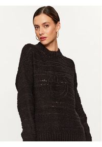 Pinko Sweter Dromedario 102248 A1CK Czarny Relaxed Fit. Kolor: czarny. Materiał: syntetyk #5